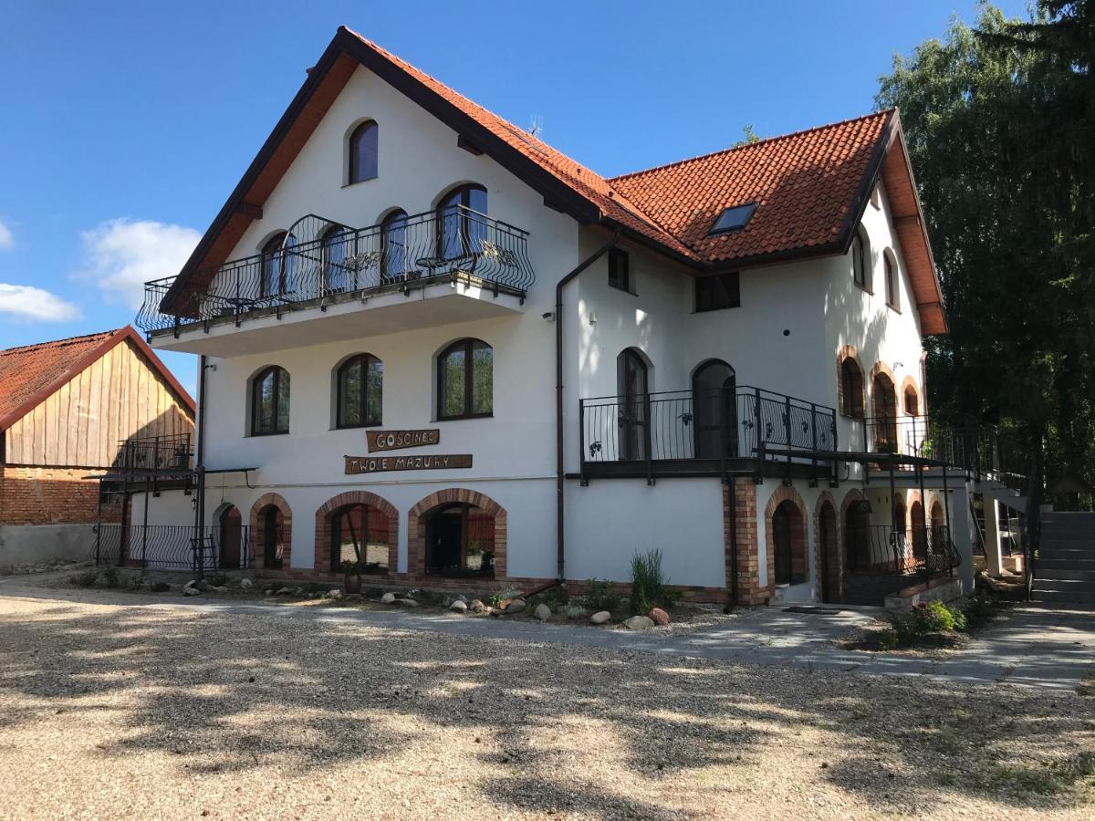 Gosciniec Twoje Mazury Nad Jeziorem Sniardwy Tuz Obok Plazy 노베 구티 외부 사진