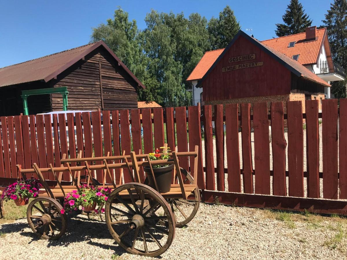 Gosciniec Twoje Mazury Nad Jeziorem Sniardwy Tuz Obok Plazy 노베 구티 외부 사진